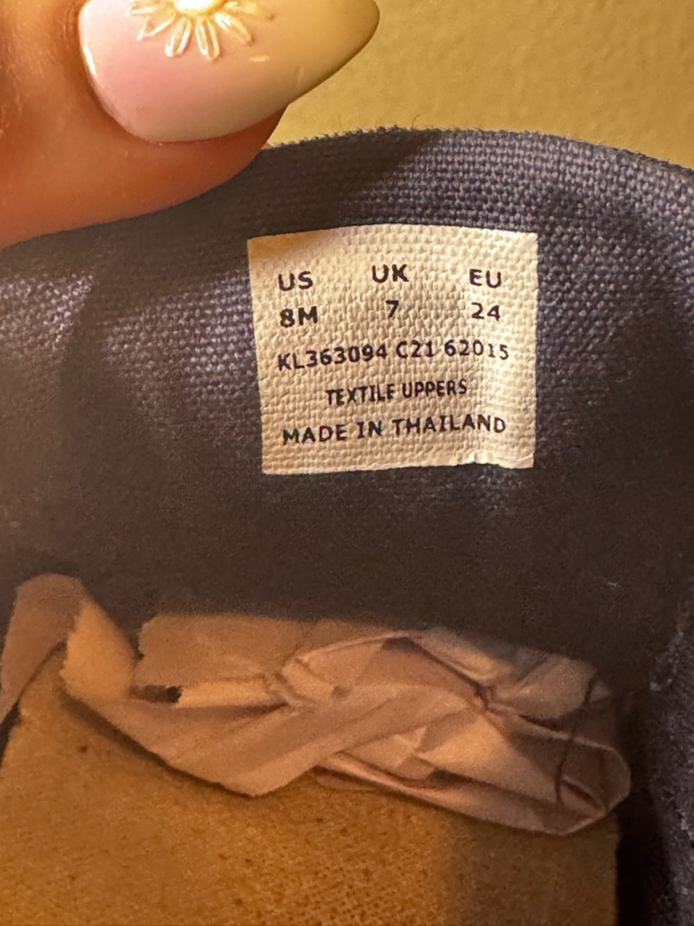 EUC Keds Kids Navy Canvas Sneakers with White Soles Toddler Size 8 - Picture 8 of 9